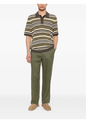 SAMSOE SAMSOE Samarco striped polo shirt - Green