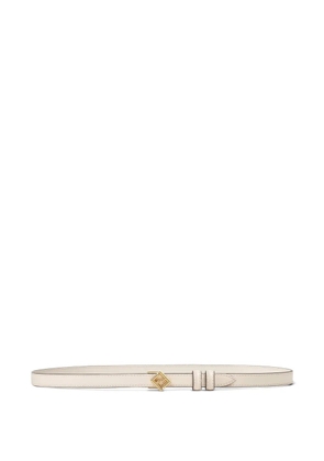 FENDI FF Diamonds buckle leather belt - Neutrals