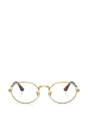 Ray-Ban oval-frame glasses - Gold