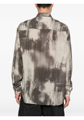 SAMSOE SAMSOE Saluan X printed shirt - Grey