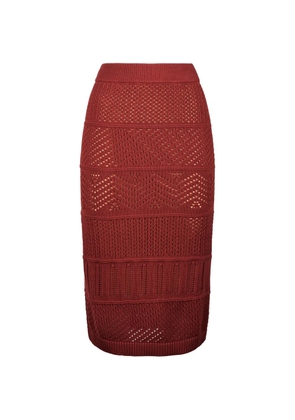 Max Mara knitted skirt - Red