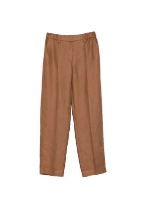 Brunello Cucinelli elasticated-waist trousers - Brown