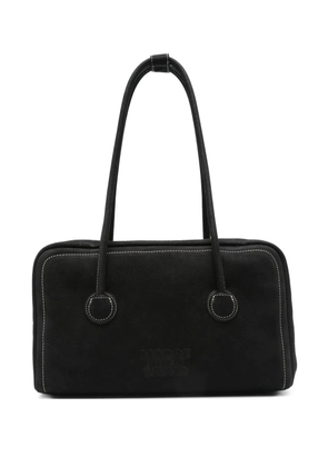 Marge Sherwood top-handle calf-suede shoulder bag - Black