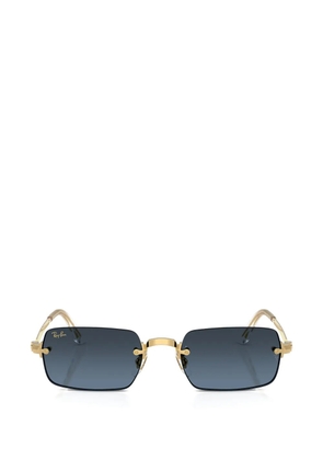 Ray-Ban rectangle-frame sunglasses - Gold