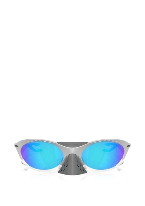 Oakley Plantaris oval-frame sunglasses - Silver
