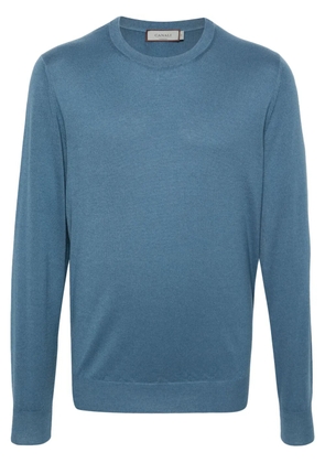 Canali crew-neck sweater - Blue