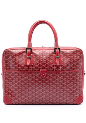 Goyard Pre-Owned 2010-2026 Goyardine Ambassade MM business bag - Red