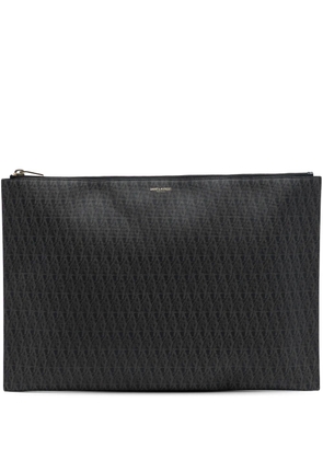 Saint Laurent Pre-Owned 2014 Toile Classic Monogram Document Holder clutch bag - Black