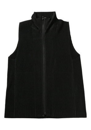 Homme Plissé Issey Miyake pleated vest - Black