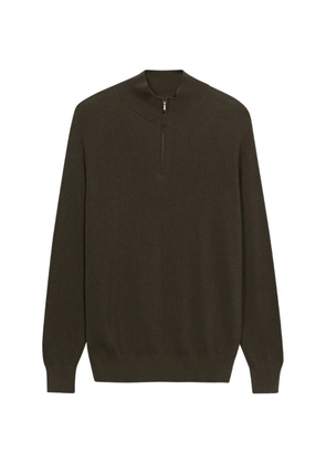 Brooks Brothers half-zip ribbed sweater - Green