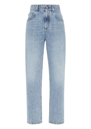Brunello Cucinelli straight-leg denim jeans - Blue