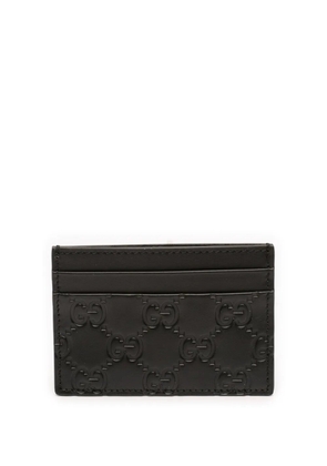Gucci Pre-Owned 2000-2015 Guccissima card holder - Black