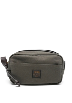 Filson zip top wash bag - Green