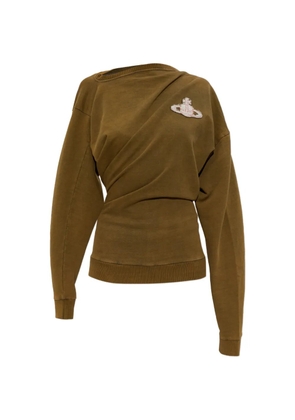 Vivienne Westwood Hebo orb-appliqué sweatshirt - Green