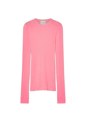 Forte Forte ribbed long-sleeve top - Pink