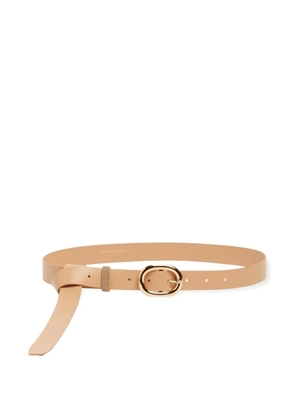 Fabiana Filippi oval buckle belt - Neutrals