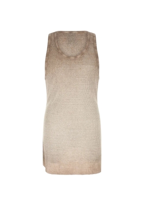 Thom Krom 947 ribbed tank top - Grey