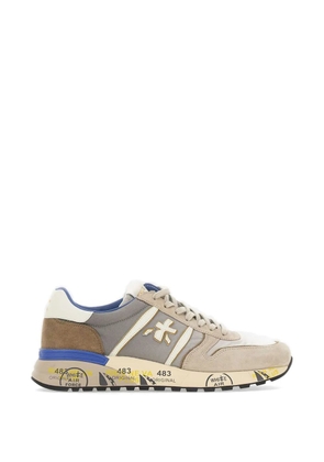 Premiata suede panelled sneakers - Neutrals