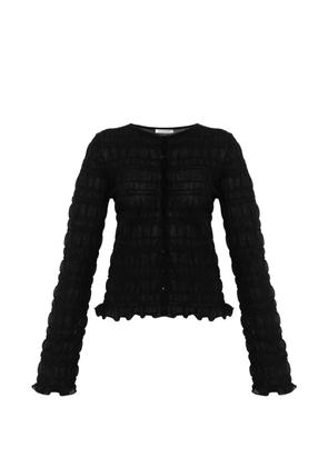 By Malene Birger Ebba ruffled cardigan - Black