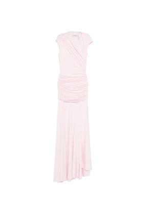 Self-Portrait draped maxi dress - Pink