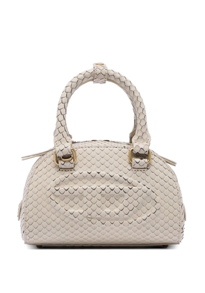 Diesel 1dr Dome snake-print tote bag - Neutrals
