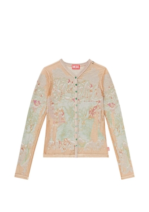 Diesel T-gabry button-fastening top - Neutrals