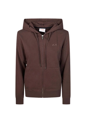 Sun68 zipped hoodie - Brown