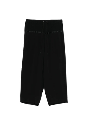 Undercover ribbon cropped trousers - Black