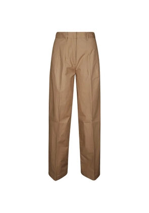 Nine In The Morning logo detail trousers - Neutrals
