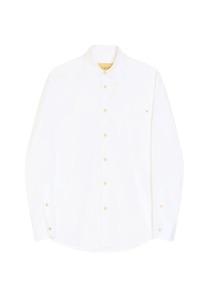 Valentino Garavani Valentino Oxford cotton shirt with VGold - White