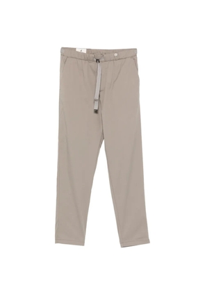Myths elasticated-waistband trousers - Neutrals