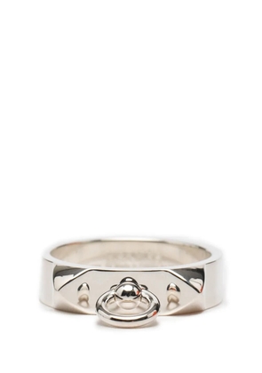 Hermès Pre-Owned 2010-2025 Sterling Silver Collier de Chien ring