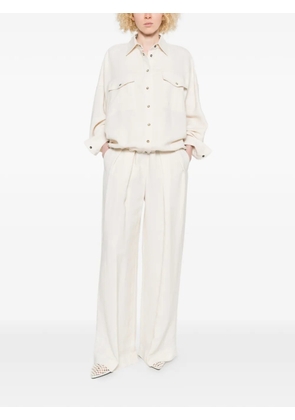 Brunello Cucinelli pleated trousers - White