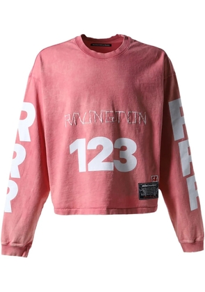 RRR123 cotton sweatshirt - Pink