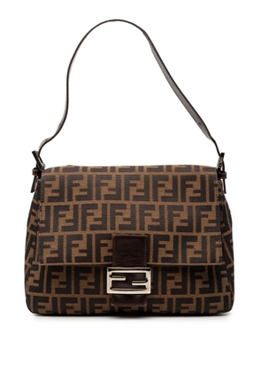 Fendi Pre-Owned 2000-2010 Zucca Canvas Mamma Forever shoulder bag - Brown