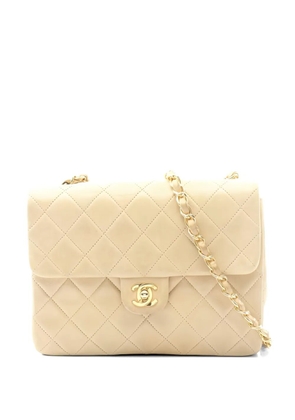 CHANEL Pre-Owned 19987-1994 quilted chain shoulder bag - Neutrals