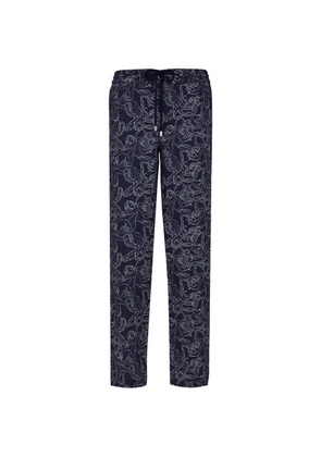 Vilebrequin printed drawstring trousers - Blue