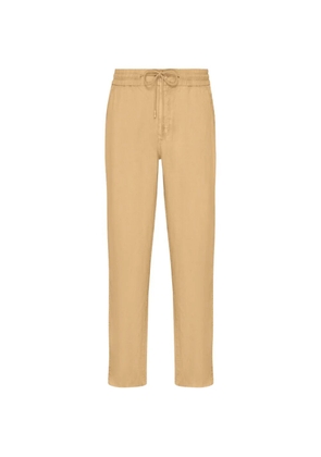 Vilebrequin drawstring linen trousers - Neutrals