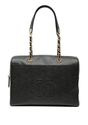 CHANEL Pre-Owned 1997-1999 CC Caviar shoulder bag - Black
