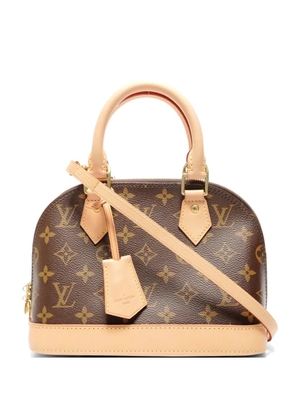 Louis Vuitton Pre-Owned 2018 BB Alma monogram-canvas tote bag - Brown