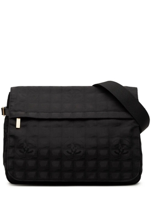 CHANEL Pre-Owned 2006-2008 New Travel Line Nylon crossbody bag - Black
