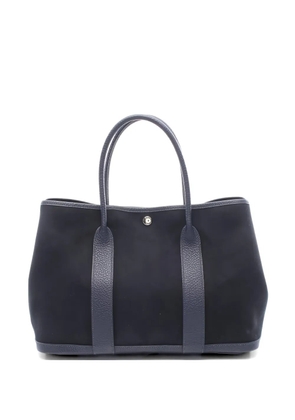Hermès Pre-Owned 2016 Garden Party PM bleu nuit tote bag - Blue