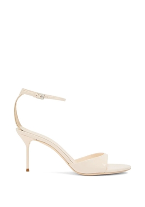 Paris Texas ankle strap leather sandals - Neutrals