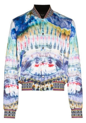 AMIRI tie-dye bomber jacket - Blue