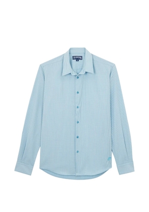 Vilebrequin buttoned striped shirt - Blue