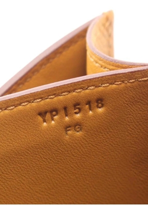 Hermès Pre-Owned 2020 Constance pebble-grain shoulder bag - Yellow