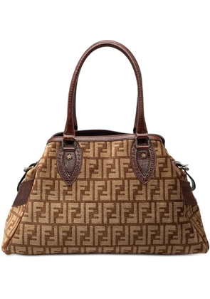 Fendi Pre-Owned 2000-2010 Zucca Canvas Etniko tote bag - Brown