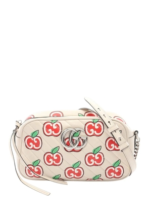 Gucci Pre-Owned 2016-2025 Small GG Marmont Matelasse Leather Apple crossbody bag - White