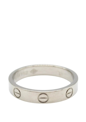 Cartier 2006 18K White Gold Small Love ring - Silver