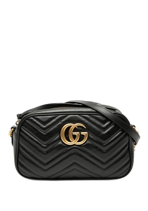 Gucci Pre-Owned 2016-2026 Small GG Marmont Matelasse Leather crossbody bag - Black